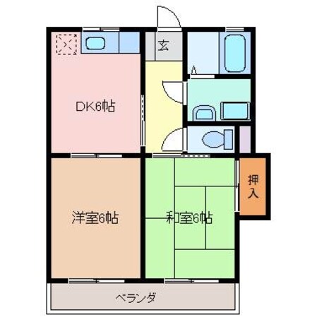 伊勢川島駅 徒歩10分 1階の物件間取画像